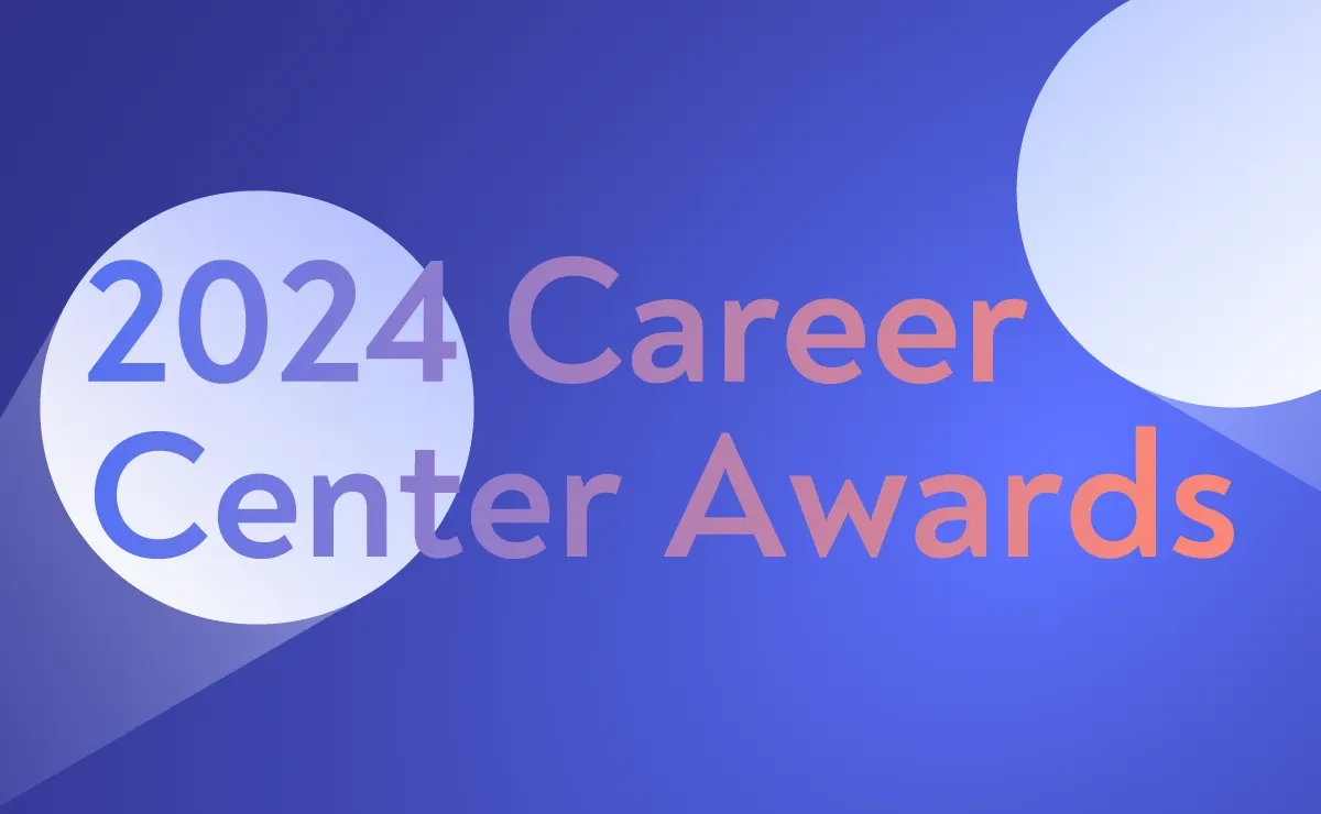 Banner featuring '2024 Career Center Awards'